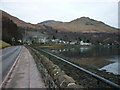 The A814 south at Arrochar