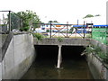 The River Ravensbourne south of Catford Road, SE6