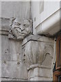 Stone head on the Broadway Theatre, Catford Road, SE6