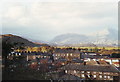 Porthmadog with Snowdonia in the background