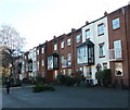 New town houses on Bathurst Wharf, Bristol Harbour