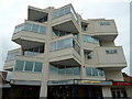 Geometrically pleasing building in Springfield Road