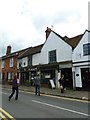 Pedestrians in Amersham Old Town centre