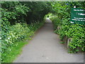 Entrance to Horsenden Hill park from car park