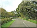 Approaching a road junction on the A762