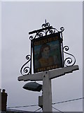 TM3289 : Queens Head Public House Sign, Earsham by Geographer