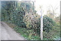 Footpath signpost, Hart Hill