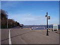 Signpost and slipway on Egremont Promenade