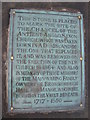 Plaque, St Barnabas