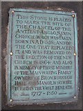SJ3482 : Plaque, St Barnabas' Church by Sue Adair