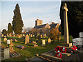 Churchyard at Usk