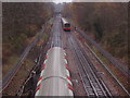 Trains passing on Northern Line in Whetstone