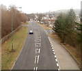 A467 north of  a footbridge, Blaina