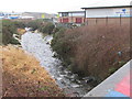 The Little Kilkeel River downstream of the Rooney Road bridge