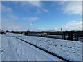 Mid December snow in Havant Road