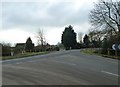 Junction of School Lane with the B2166