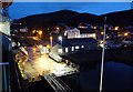 A dawn departure from Tarbert pier