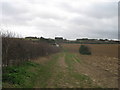 Permissive bridleway beside Woodchurch Road