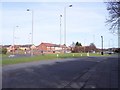 SJ3994 : Muirhead Avenue East roundabout at entrance to croxteth Park by Raymond Knapman