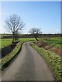 Minor road near Hundon