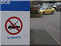 Beer: no sleeping in the car park