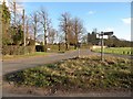 A road junction in Beyton village