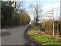 Lane junction at Hayton