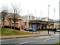 Main entrance to Royal Glamorgan Hospital, Ynysmaerdy