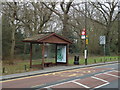 Bus stop, Wimbledon Common