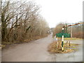 Lane SW from Ely Valley Road, Tonyrefail