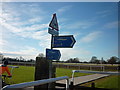 Crossing over York racecourse