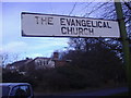 Old fingerpost to Welwyn Evangelical Church