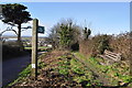 A footpath which runs from Heanton Hill to Heanton Mill