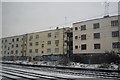 Apartments by the West Coast Main Line, Belsize Rd