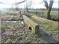 Footbridge across nameless dike