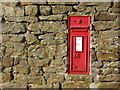 Victorian postbox in Hollinsclough