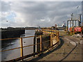 Dock on the Usk