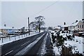 SU5802 : Bridgemary under snow - Brewers Lane (3) by Barry Shimmon