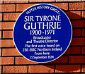 J3373 : Tyrone Guthrie plaque, Belfast by Albert Bridge