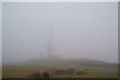 Wiswell Wireless Station in the mist