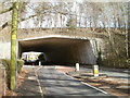 Coychurch Road passes beneath M4 motorway, Pencoed