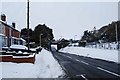 Bridgemary under snow - Wych Lane (12)