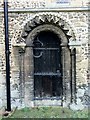 Norman door, St Nicholas Church, Castle Hedingham