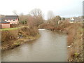 Rhymney River upstream from Tyn y Waun Road, Machen