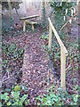 Footbridge & Stile on footpath next to Hospital Grove