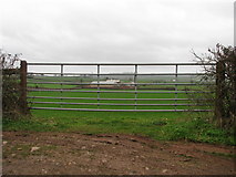 SX9987 : Gate into field by Higher Bagmores Farm by Sarah Charlesworth