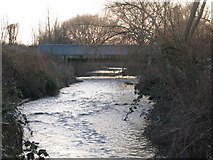 TQ3772 : The Pool River north of the bridge east of Winsford Road, SE6 by Mike Quinn
