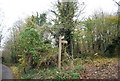 North Downs Way signpost, Pilgrims