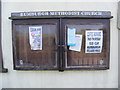 TM3581 : Rumburgh Methodist Church Notice Board by Geographer