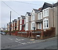 West side of Wyndham Terrace, Risca